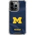 University of Michigan Blue Jersey iPhone 14 Pro Clear Case